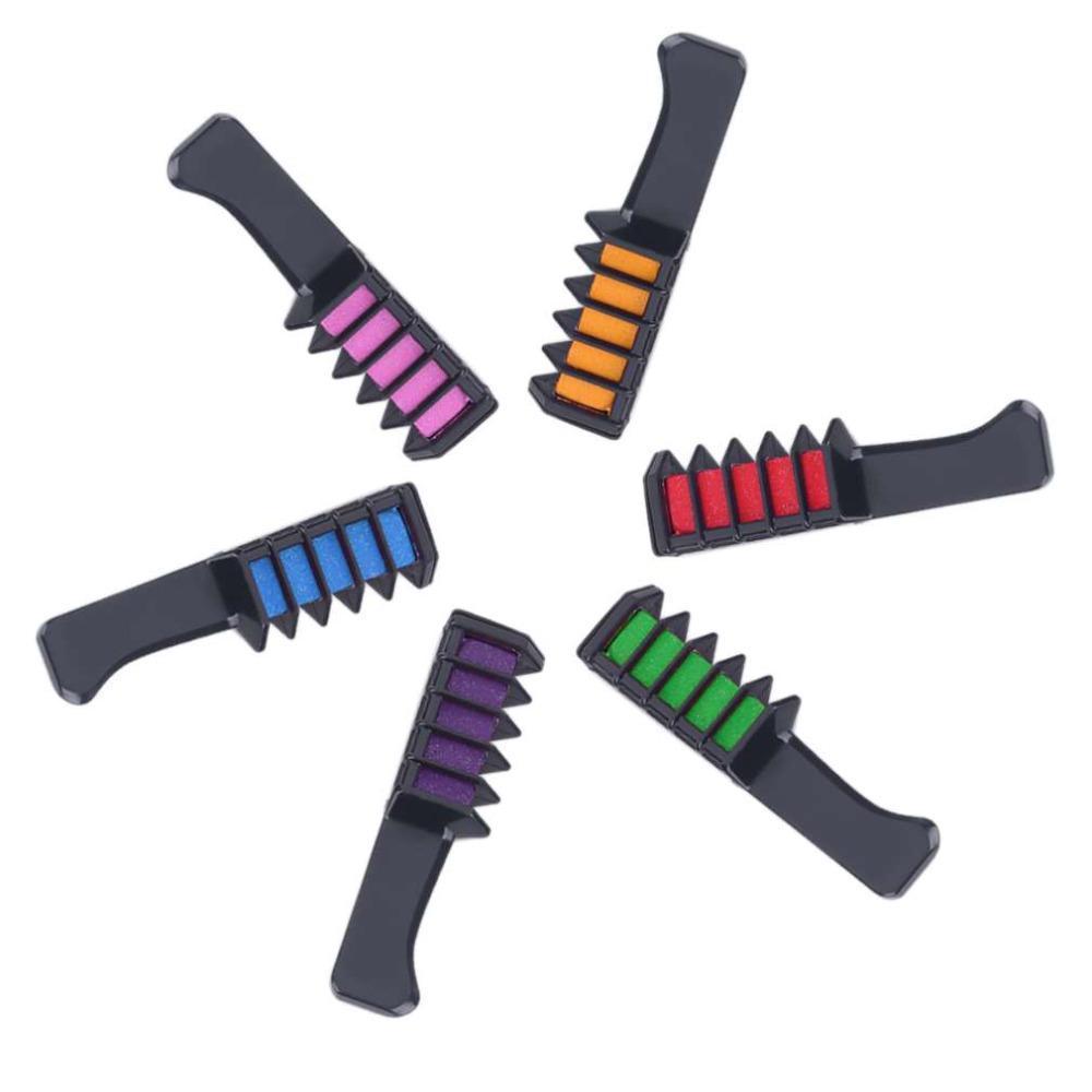 Gadgets d'Eve beauté Shimhair™_ :  Ensemble Peigne Colorant de  6 pièces
